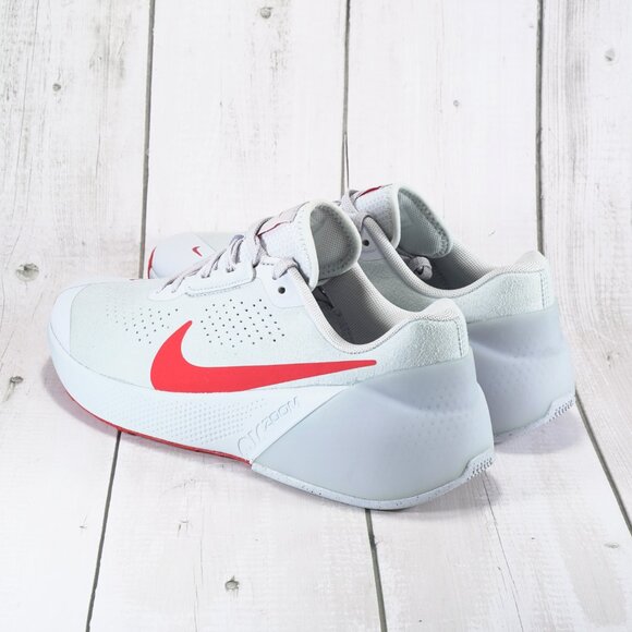 Nike Air Zoom TR 1 Men\'s Workout Shoes Platinum/Football Grey/Red Size 8.5 US main image 8